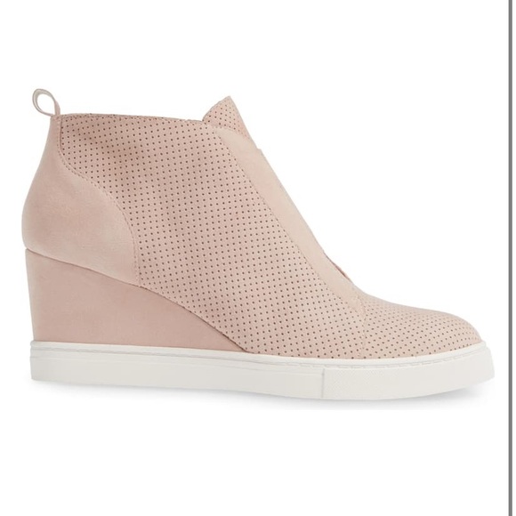 Linea Paolo Felicia Wedge Bootie Sneaker Blush 6.5 - Picture 4 of 11